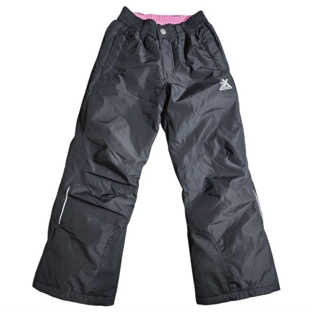 ZeroXposur‎ Snow Pants Girls 7/8 Black Winter Skiing Snowboarding Wear Thermal